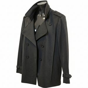 2X Kenneth Cole Dark Gray Pea Coat